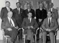 Severn Shire Council 1965-1968: (back) David Robertson Cuninghame, Allan Kempton, Bill Cameron, Len Donnelly, Jack Price, (front) Claude Cullen, Barney Brennan (Shire President). Geoff Thomas (Deputy Shire President). 