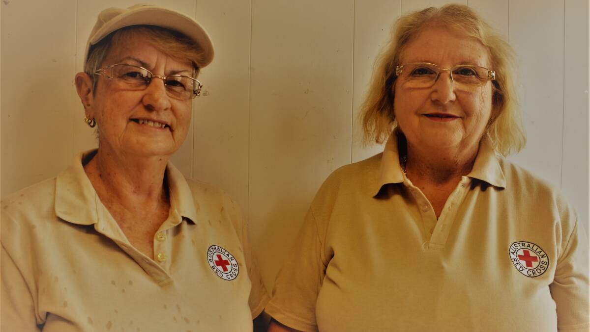 LONGTIME VOLUNTEERS: Yvonne Gorman and Loretta Pietsch are two volunteers in the Glen Innes area.