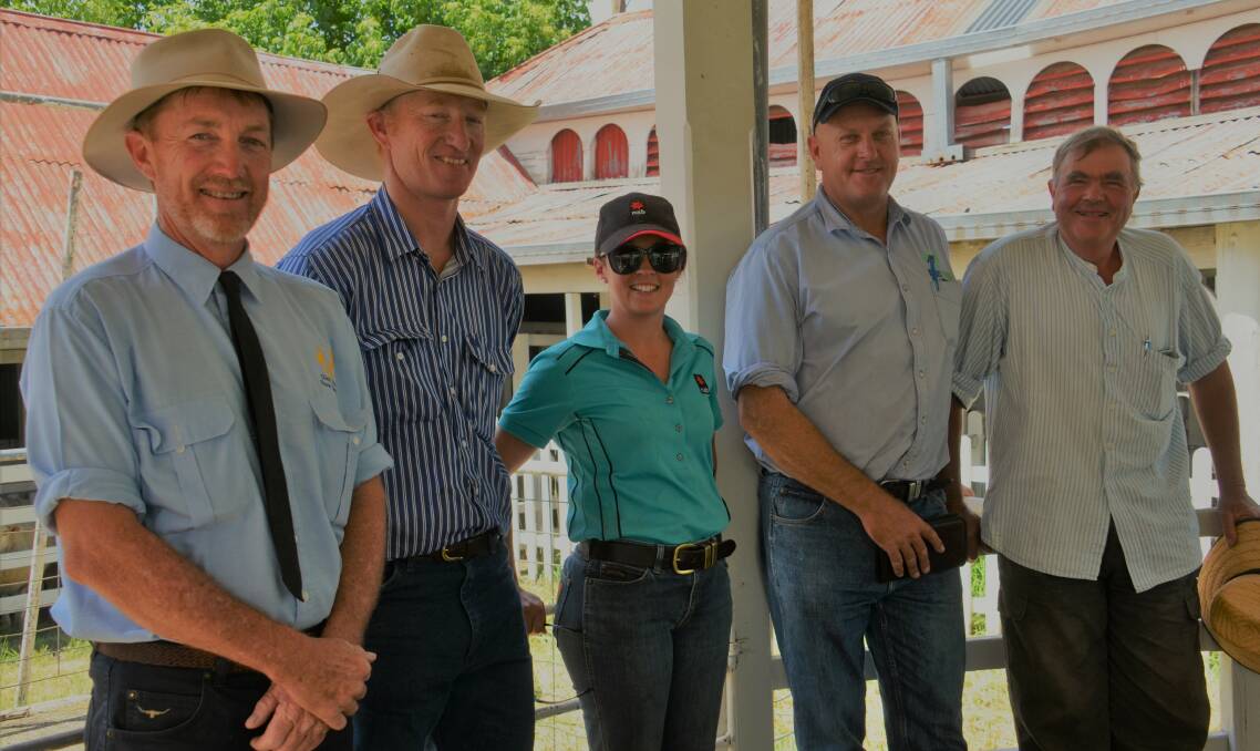 Left to right: Brian Winter, Peter Donnelly, Emma Walmsley, competition judge Andrew Jackson and Kevin Feakes.