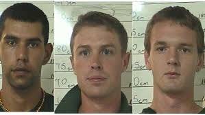 Jail break: Minimum-security prisoners Reegan Freeburn, Ashley Cullen and Zac Cree escaped from Glen Innes Correctional Centre in 2013.