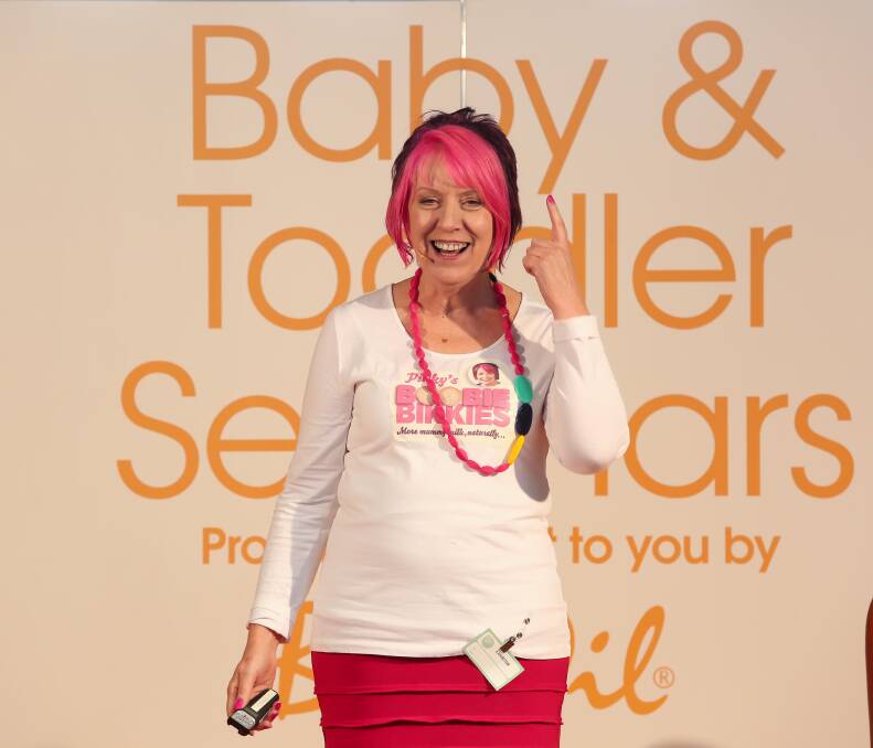 BABY WHISPERER: Breastfeeding expert and mother of five Pinky McKay will be one of the experts on hand at this month's Essential Baby and Toddler Show.