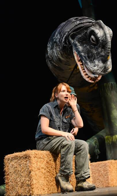 MEET THE DINOSAURS: Erth’s Dinosaur Zoo is coming to Chapel Theatre next weekend and children will get to help feed the dinosaurs, or give them water.