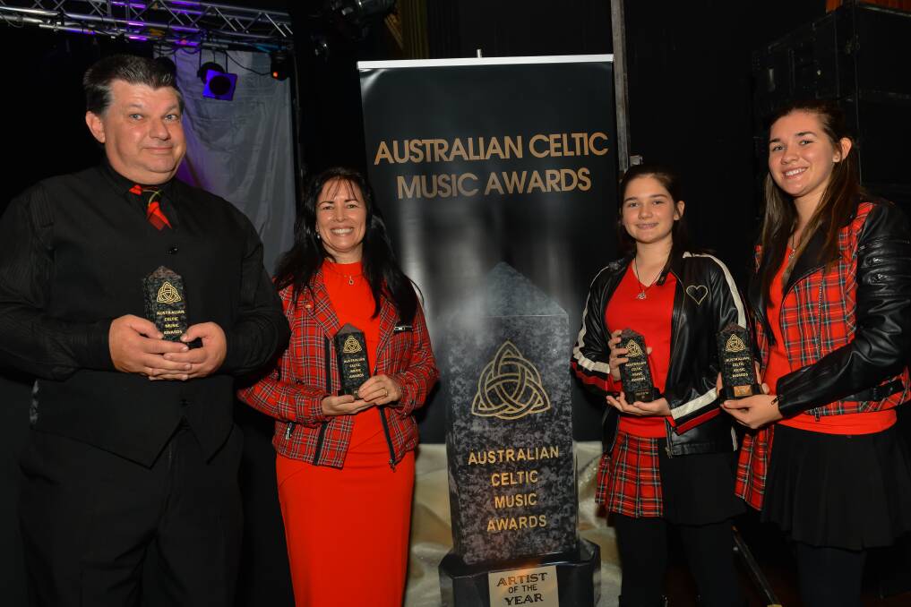 AWARDS NIGHT: The String Loaded Celtic Fiddle Band took out a bunch of awards at the Celtic Awards Night last Saturday. Photo: Jill Hilton.