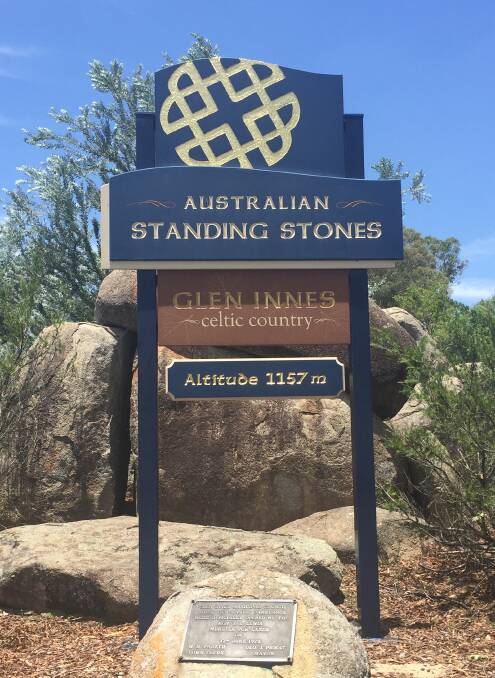 Standing Stones sign.