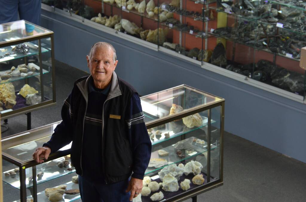 FOSSICKER'S DREAM: Ron Jillett has dedicated years to creating a little snippet of Emmaville history at the Mining Museum. Photo: Rachel Baxter.