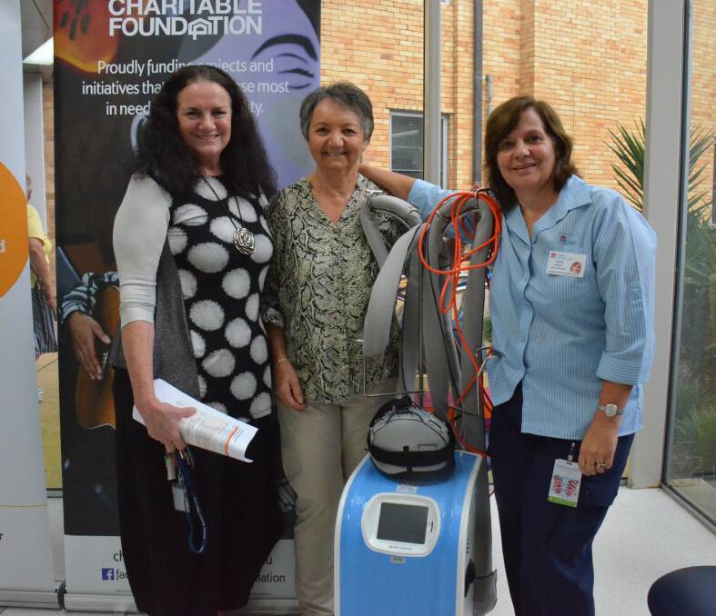TRANSFORMING LIVES: Armidale Hospital general manager Wendy Mulligan, Glenda Riley and Helen Goodall on Monday afternoon. Photo: Rachel Baxter.