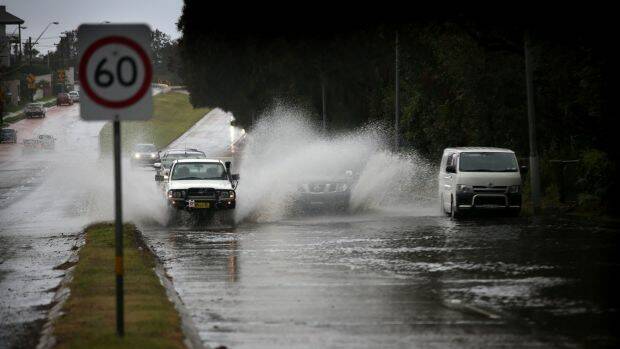 Clean-up: Road works commence in Glen Innes and surrounds to address drainage issues following wet weather. Photo: SMH