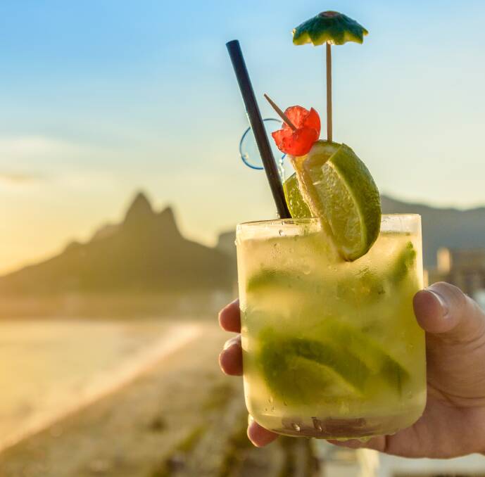 You mightn't be able to drink it in Rio, but this morning cocktail can help make you feel like you are on top of the world.