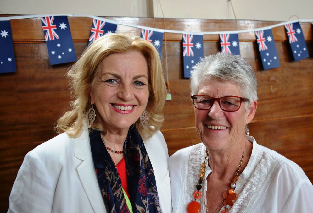 NOMINATE: 2016 Australia Day Ambassador Jean Kitson and Australia Day committee chairperson Jan Lemon.