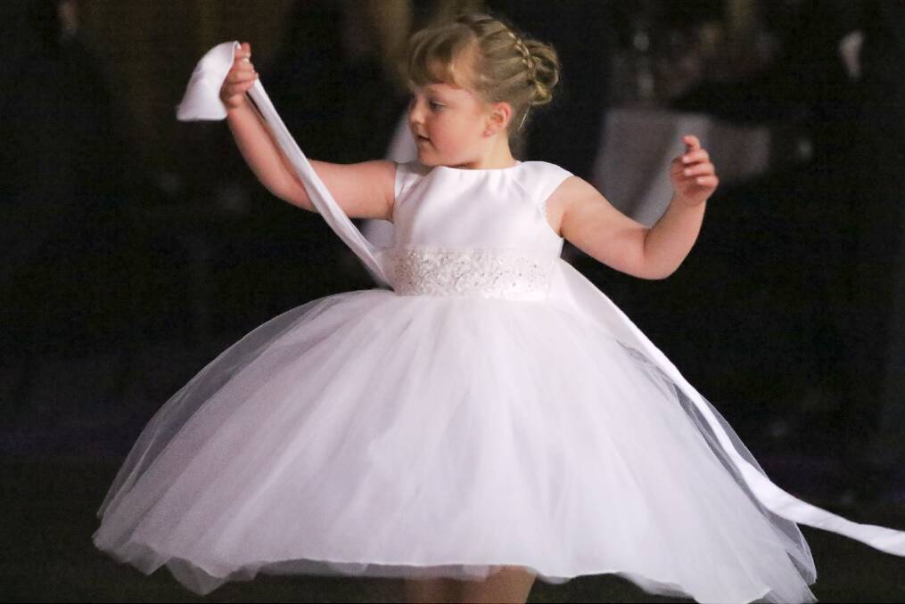 In her own world twirling in the middle of the dancefloor - Grace Mabbott