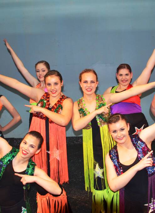SPECTACULAR: Some of the Glen Innes High School Dance Spectacular cast.