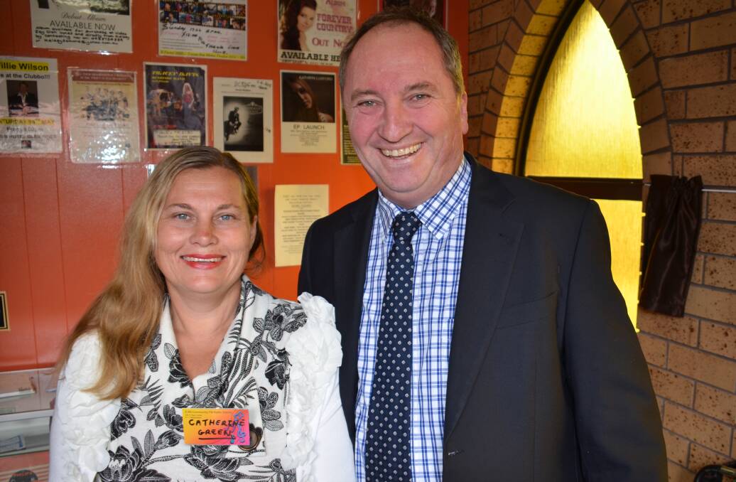 Catherine Green and Deputy PM Barnaby Joyce.