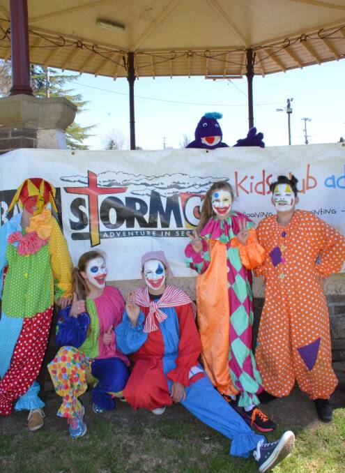 CLOWNING AROUND: Dory, Clumsy, Comet, Sails, Jester and Stormy. 
