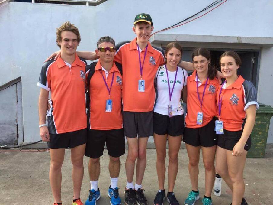 REGION REPS: Armidale's Stuart Geddes, Jay Stone and William Vince-Moin, Guyra's Kelsie Youman and Glen Innes' Gracie Martin and Mikielee Snow. 