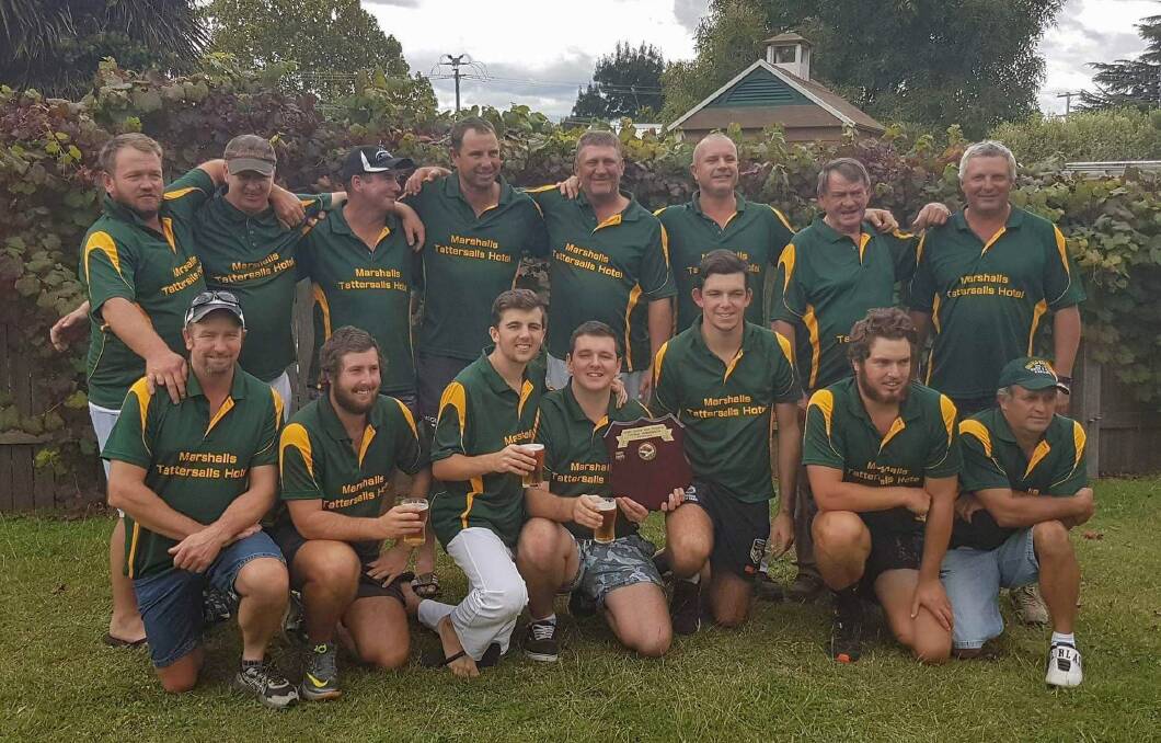 TROPHY WINNERS: Emmaville Cricket Club were awarded the Glen Innes first grade premiership after the grand final was washed out. The side were the minor premiers. 