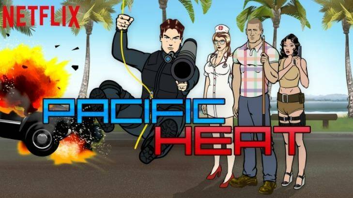Pacific Heat: Working Dog's first adult animated series will premiere on Foxtel before becoming available on Netflix in other countries. Photo: supplied