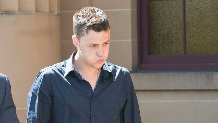 Crown witness Brendan Gallo outside the NSW Supreme Court on Monday. Photo: Christopher Pearce