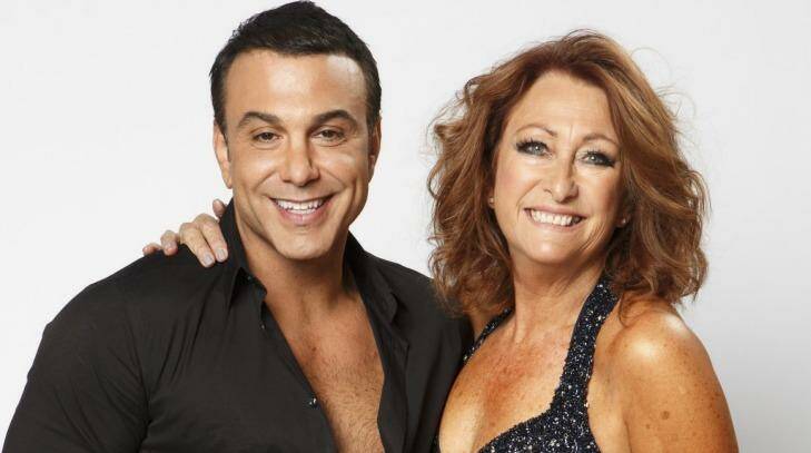 Home and Away star Lynne McGranger and Carmelo Pizzino.  Photo: Supplied