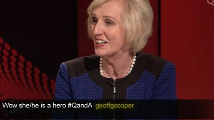 Catherine McGregor appears on Q&A.