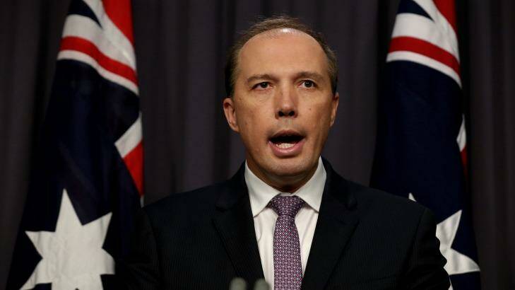 "People have different elements to their dress and their culture that they embrace": Peter Dutton defends Islamic dress. Photo: Alex Ellinghausen