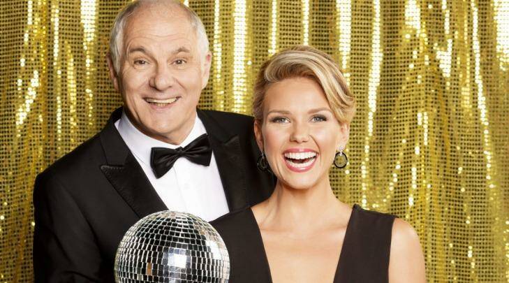 <i>Dancing With the Stars</i> 2015 hosts Shane Bourne and Edwina Bartholomew are a cute combination. Photo: Channel Seven