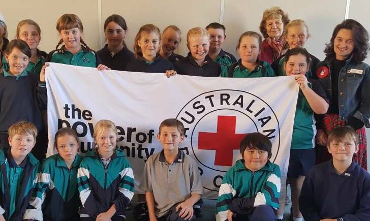 The Red Cross in Glen Innes and some of its supporters.