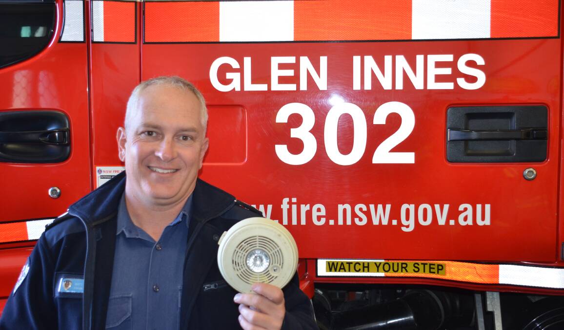 RAISING THE ALARM: Glen Innes Station Commander Matt Goldman
