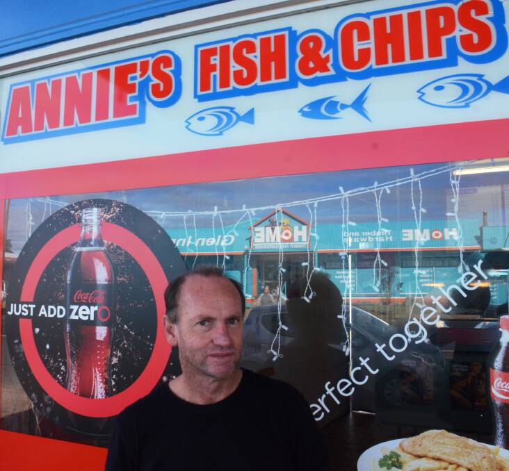 Annie’s Fish and chips owner Brian Fordham