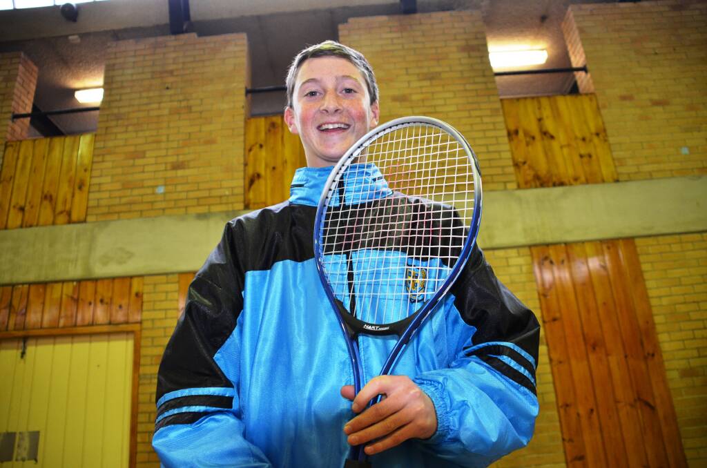 WINNER: Angus Lane has been selected in the North West region tennis team.