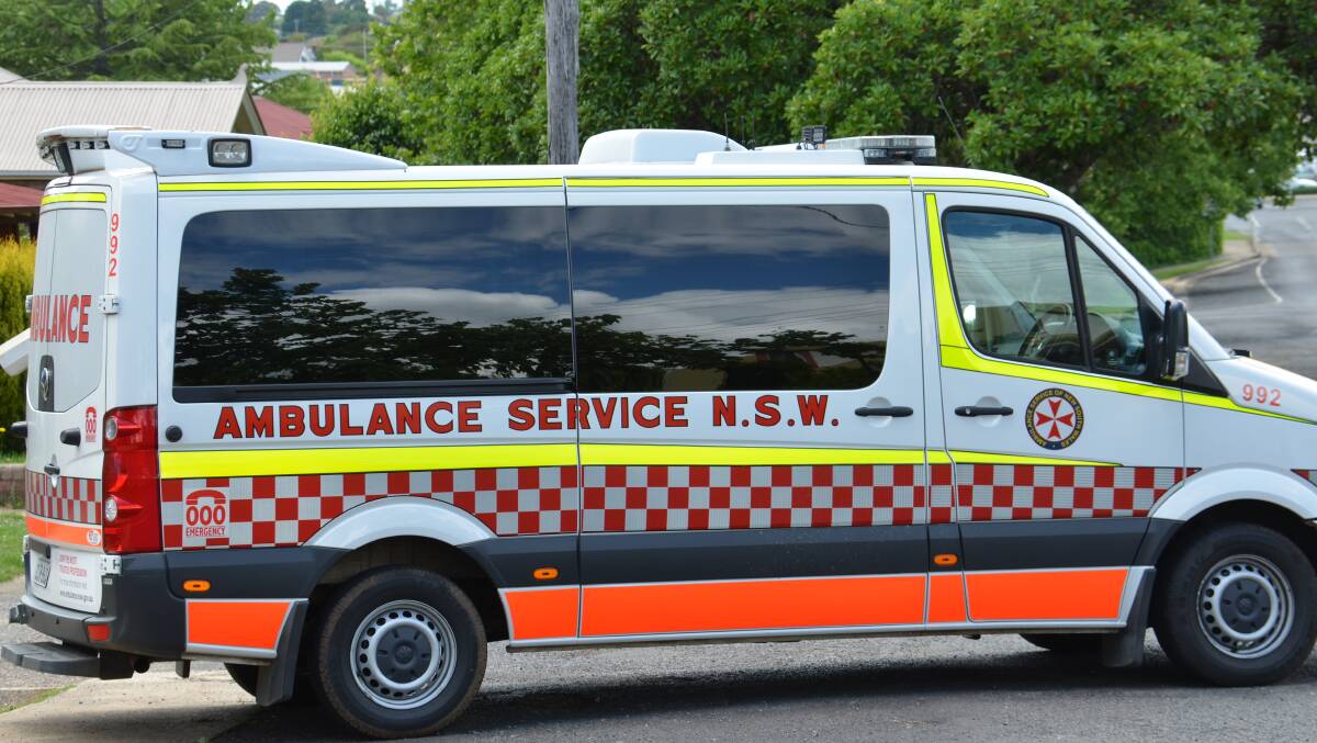 The Glen Innes Ambulance service confirmed a man had been airlifted to John Hunter Hospital.