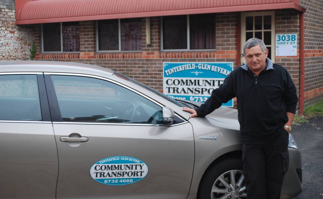 Rolling On: Ross Mathieson, HACC's support officer is looking after the Glen Innes office