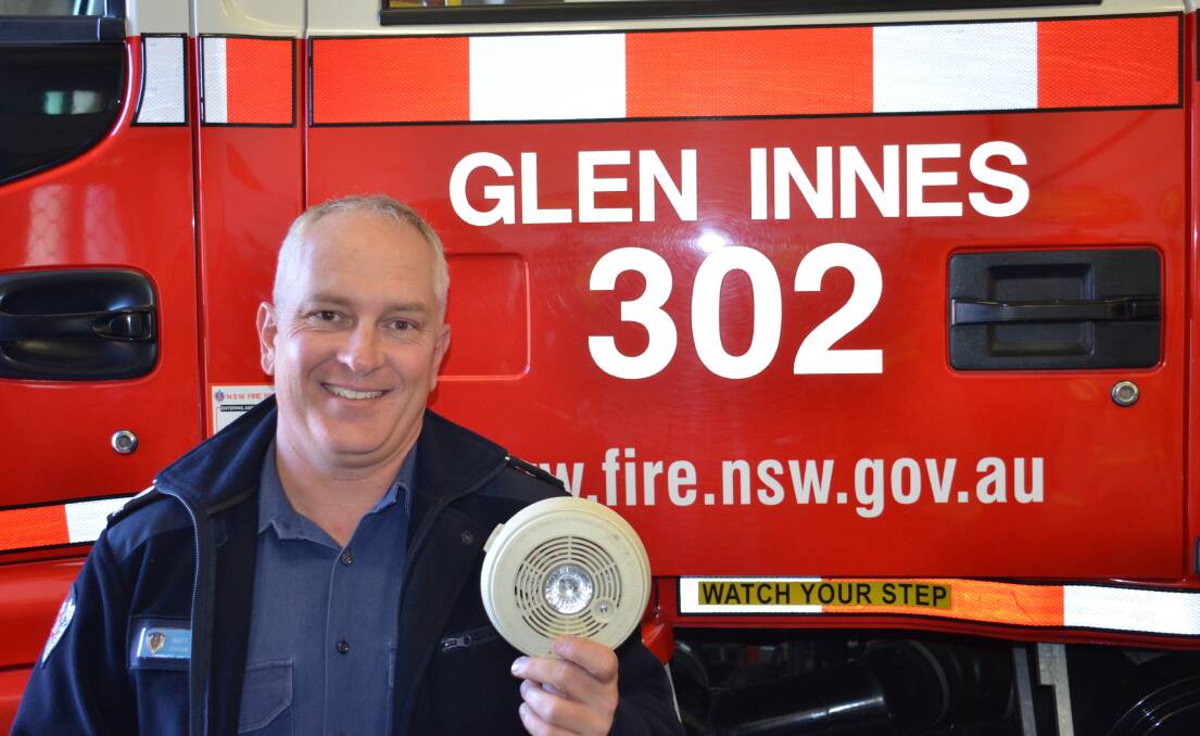 Glen Innes Fire station commander Matt Goldman
