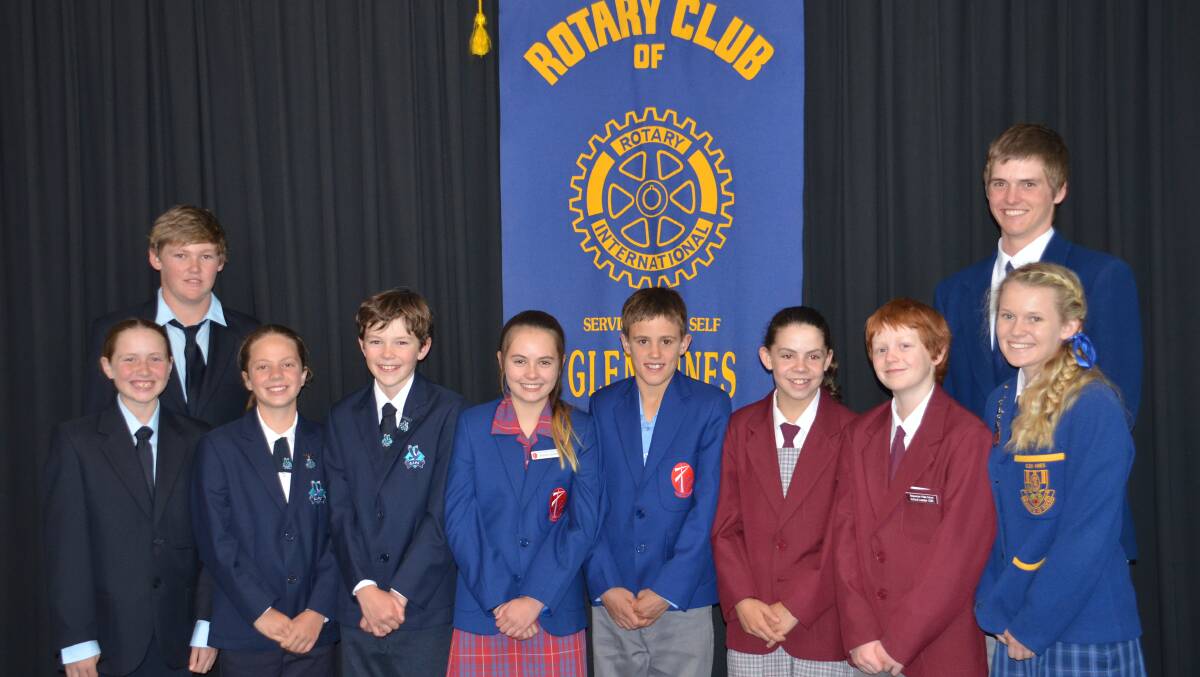 Youth stand out at Rotary