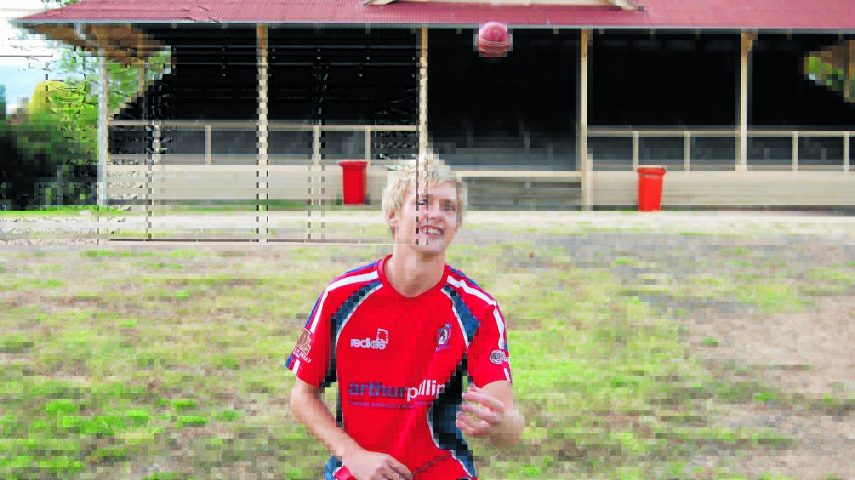 o Young gun: Fast bowler Jake Turner has been among the wickets for his new club University of NSW this year.