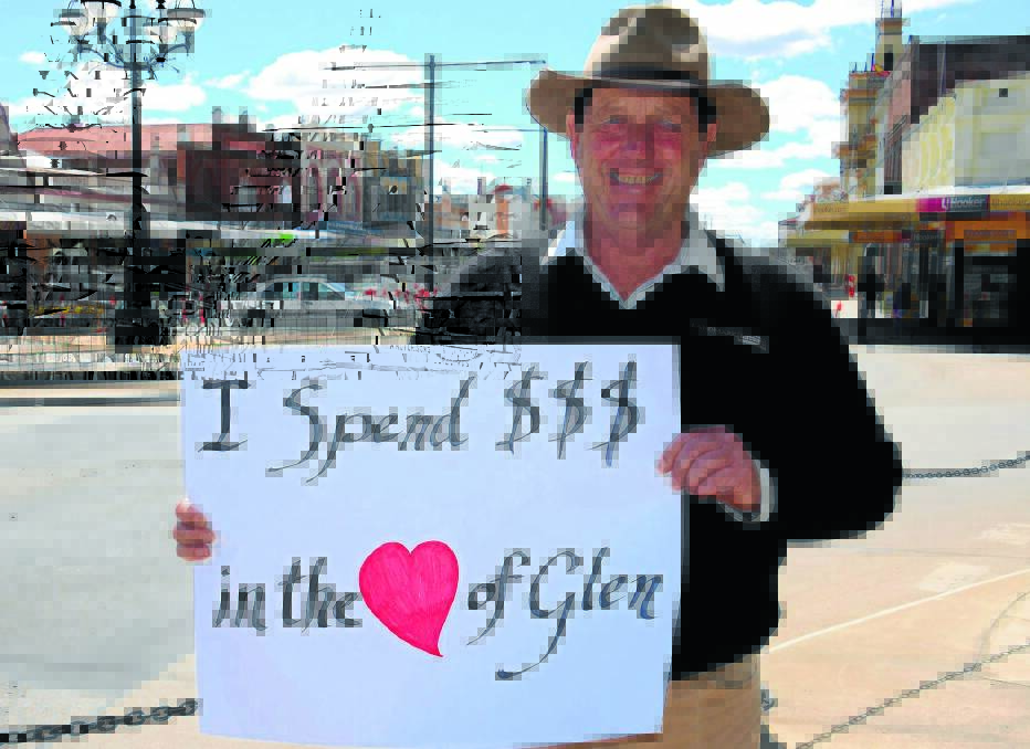 To the heart of the matter: Business In Glen's Jim Ritchie wants as many as possible to join him in spending in Glen.