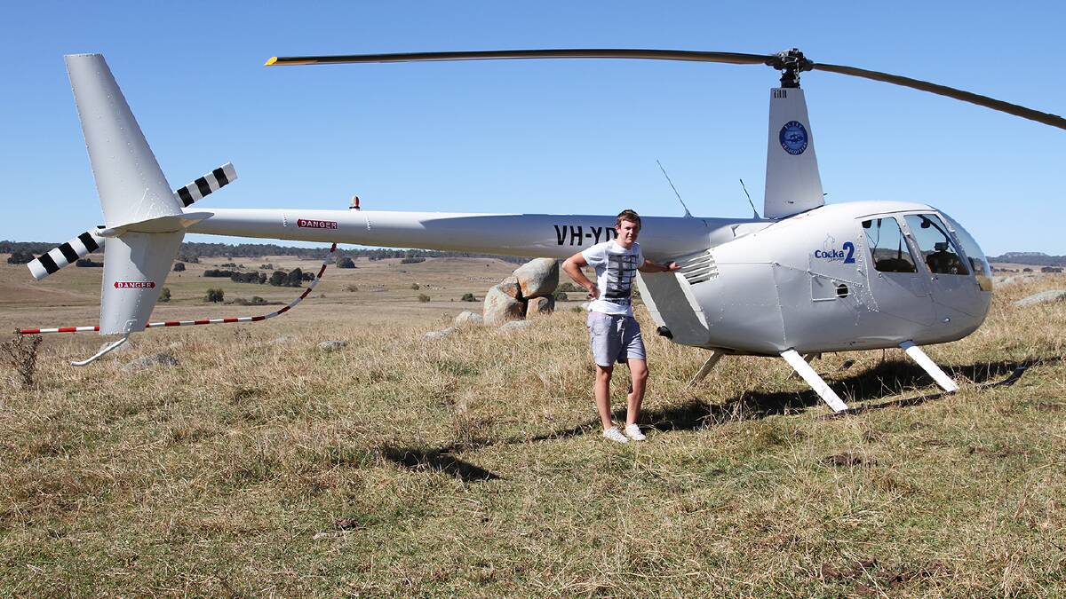 o Ready to fly: Pilot Gill Burgess will fly over the Grafton to Inverell cycle classic with a crew member from SBS and a photographer. Gill’s brother Blake is also a key organiser of the event.