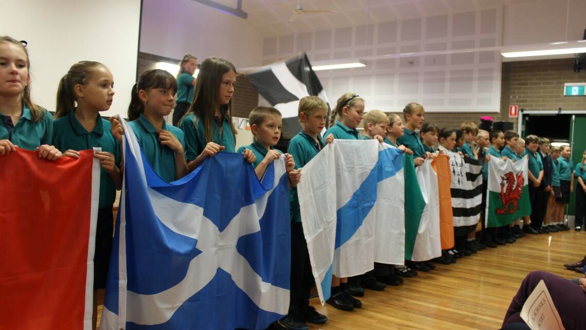 Local school students and staff combined to put on a fine display of Celtic dance and song at the Glen Innes Public School hall over several performances on the Australian Celtic Festival program.