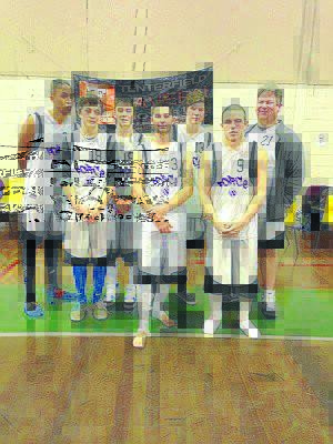o Victorious:  Glen Innes basketballers from back row Jay-Jay Fairburn, Cody Hargreaves, Paddy Maher, Chris Andrews.Front row Taj Compton, Guy Hargreaves and Rhyton Compton