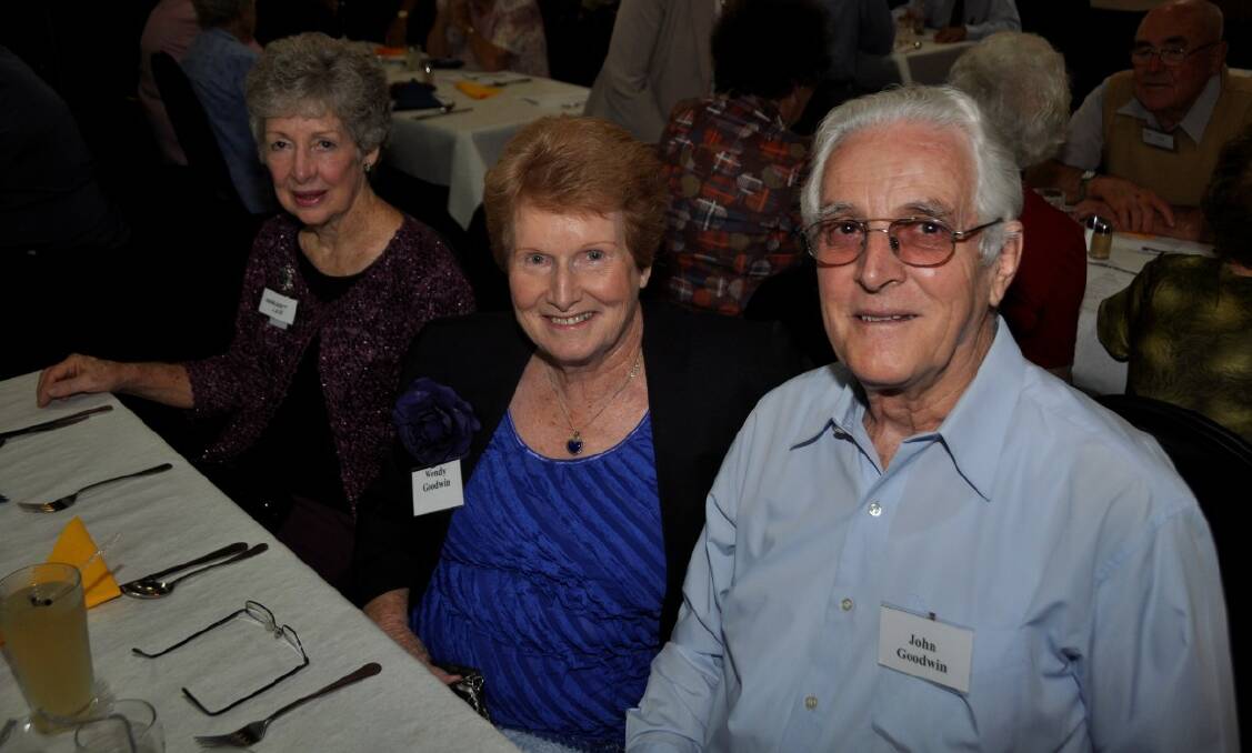 Margaret Lee with Wendy and John Goodwin