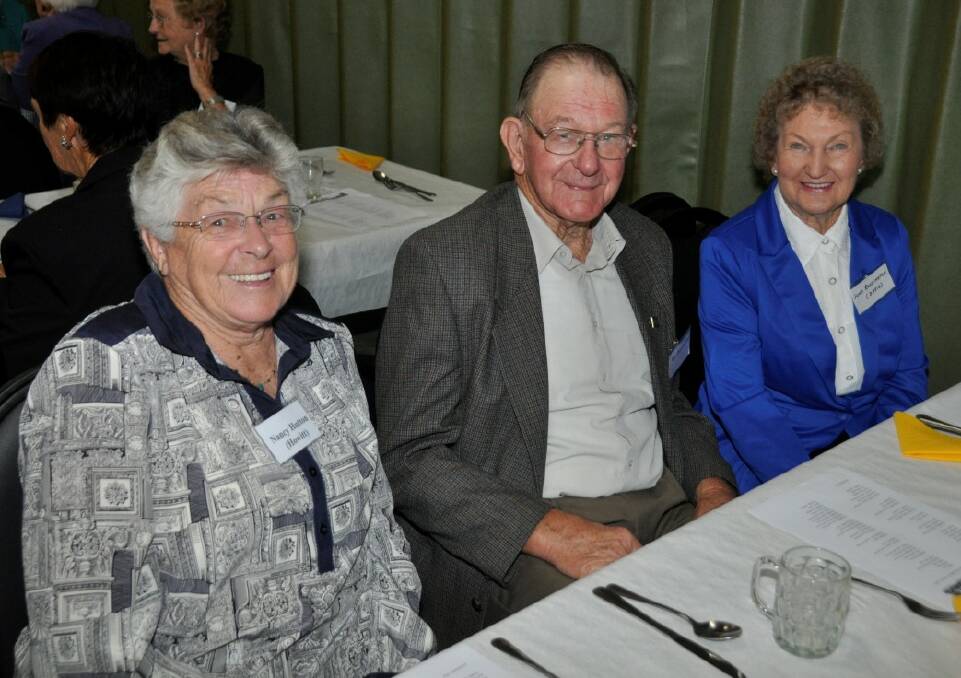 Nancy Hutton with Ray and June Rossington