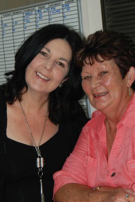 o The lucky ones: Lynda Ludlow and Barb Chard share a special bond.