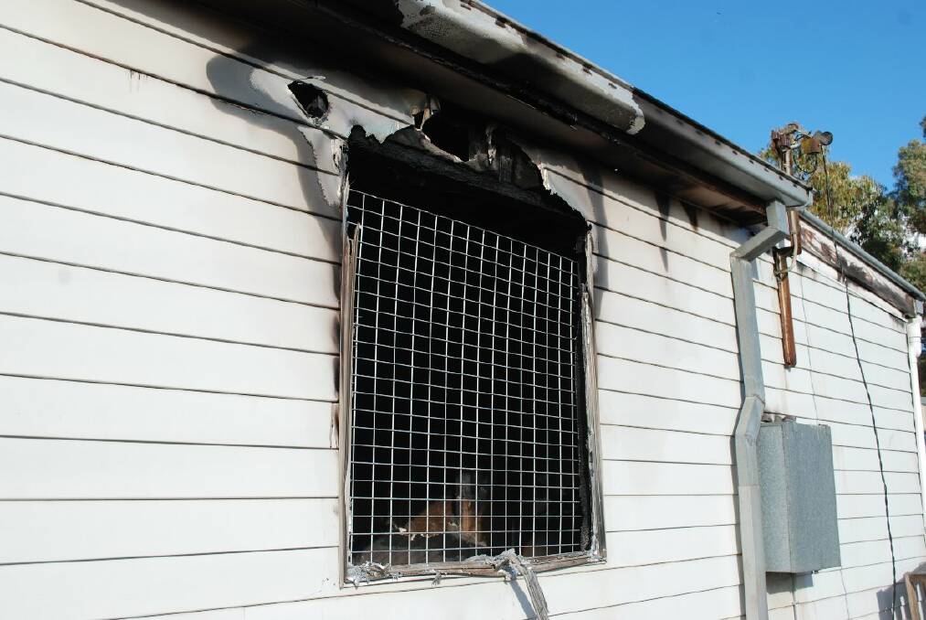 Wheatbags have been determined by the Fire Service as the cause of this recent housefire
