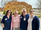 Glen Innes Midwife Melody Atkinson, Clinical Midwife Consultant Sarah Whyte and Maternity Unit Managers Zannita Burgess and Tracey Barnden. Picture supplied
