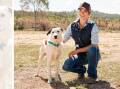 Wilcannia's Lily Davies Etheridge stars in season two of ABC Australia program, Muster Dogs, with Australian Border Collie pup, Snow. Picture by ABC Australia via Muster Dogs.