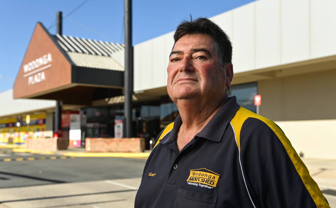 Garry Knight is pursuing legal action after a prank by teenage boys at Coles Wodonga Plaza left him "traumatised". Picture by Mark Jesser