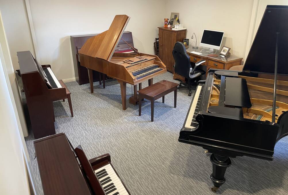 The Heirloom Pianos showroom. Picture supplied