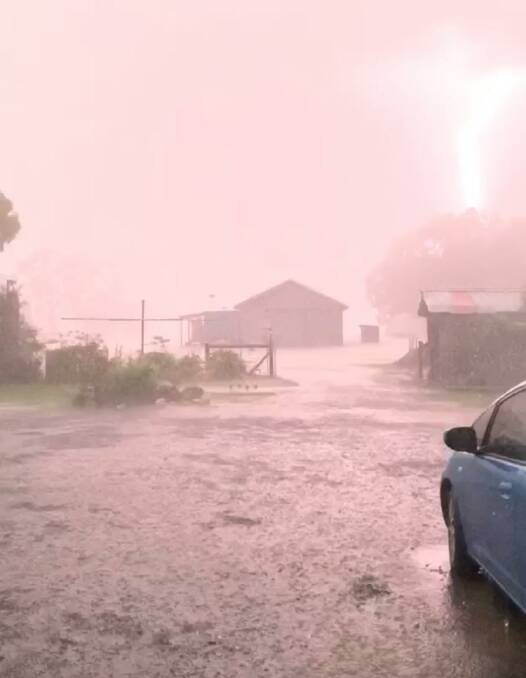 Lightning strikes during the storm in Burrumbeet. Photo: Robert Sawyer.