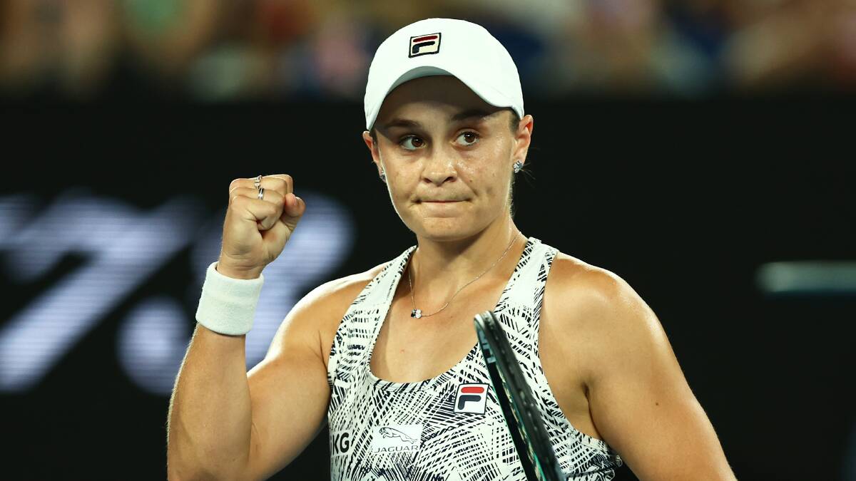 Ash Barty is on the verge of history. Picture: Getty