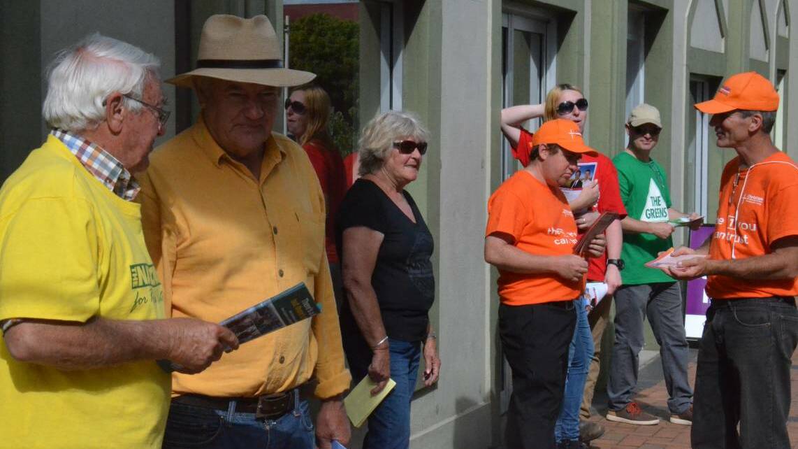 COUNTDOWN IS ON: More than 2000 people have already cast their vote in Armidale in the lead up to the December 2 New England federal by-election. Photo: Rachel Baxter.