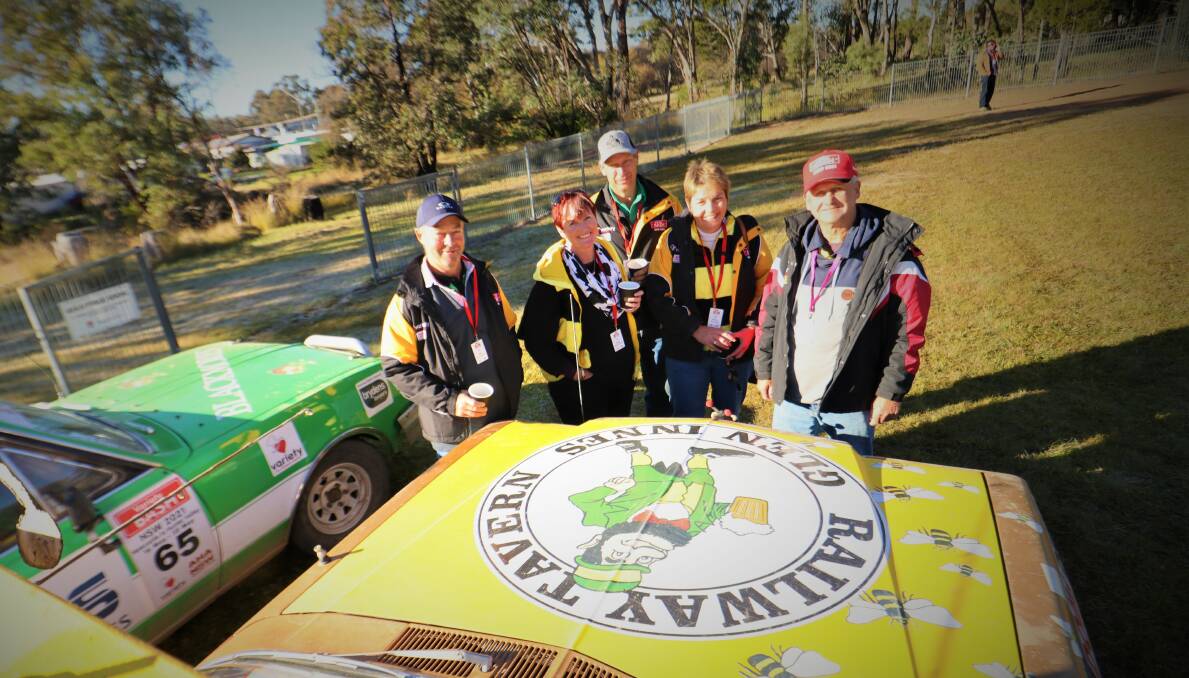 BASH: Baz and Deb Stapleton and Tina and 'Hound' Woolfe were joined by Graham Sharman for this year's Variety Bash. Photo: Jacinta Dickins